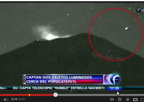  Câmeras flagram Disco Voador no México